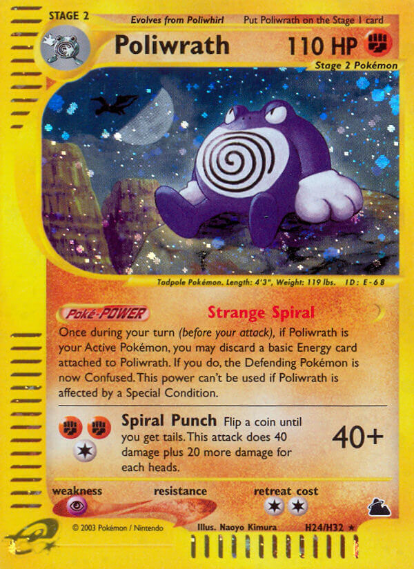 Poliwrath (H24/H32) [Skyridge] | Card Citadel
