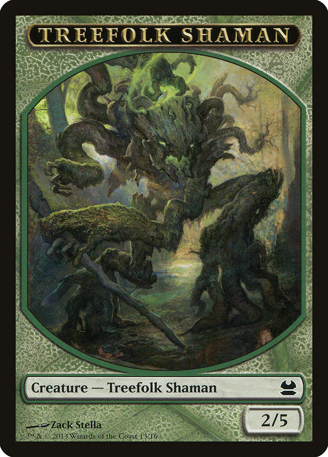 Treefolk Shaman [Modern Masters Tokens] | Card Citadel