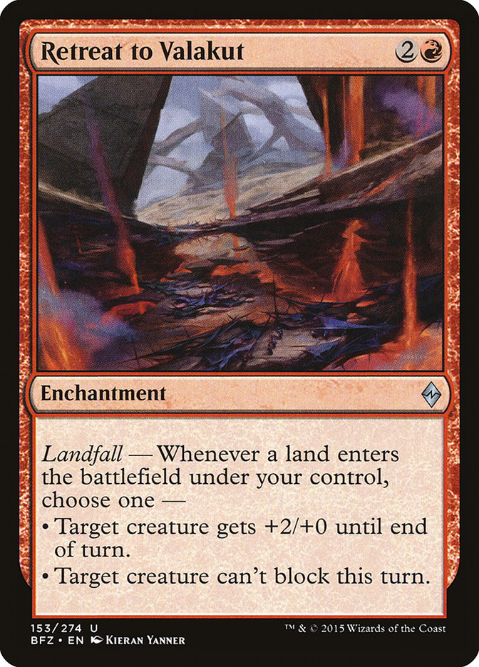 Retreat to Valakut [Battle for Zendikar] | Card Citadel