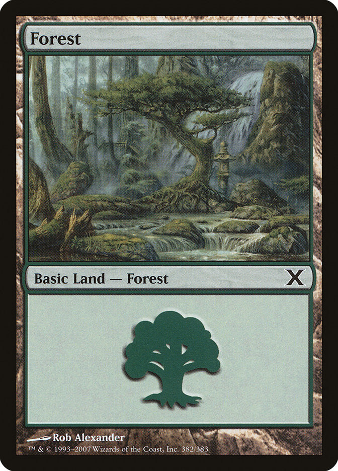 Forest (382) [Tenth Edition] | Card Citadel