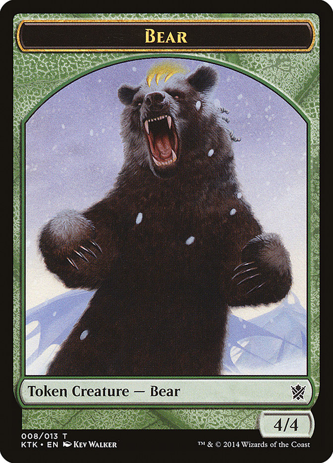 Bear [Khans of Tarkir Tokens] | Card Citadel
