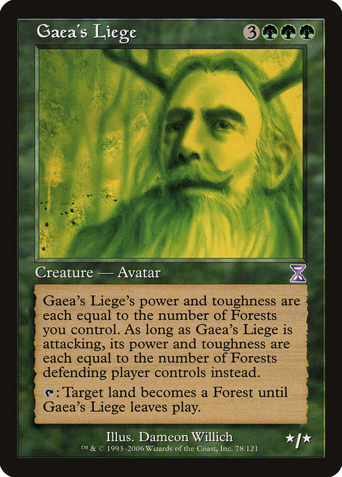 Gaea's Liege [Time Spiral Timeshifted] | Card Citadel