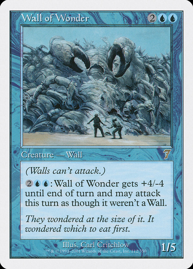 Wall of Wonder [Seventh Edition] | Card Citadel