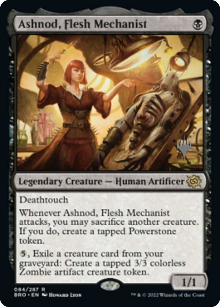 Ashnod, Flesh Mechanist (Promo Pack) [The Brothers' War Promos] | Card Citadel