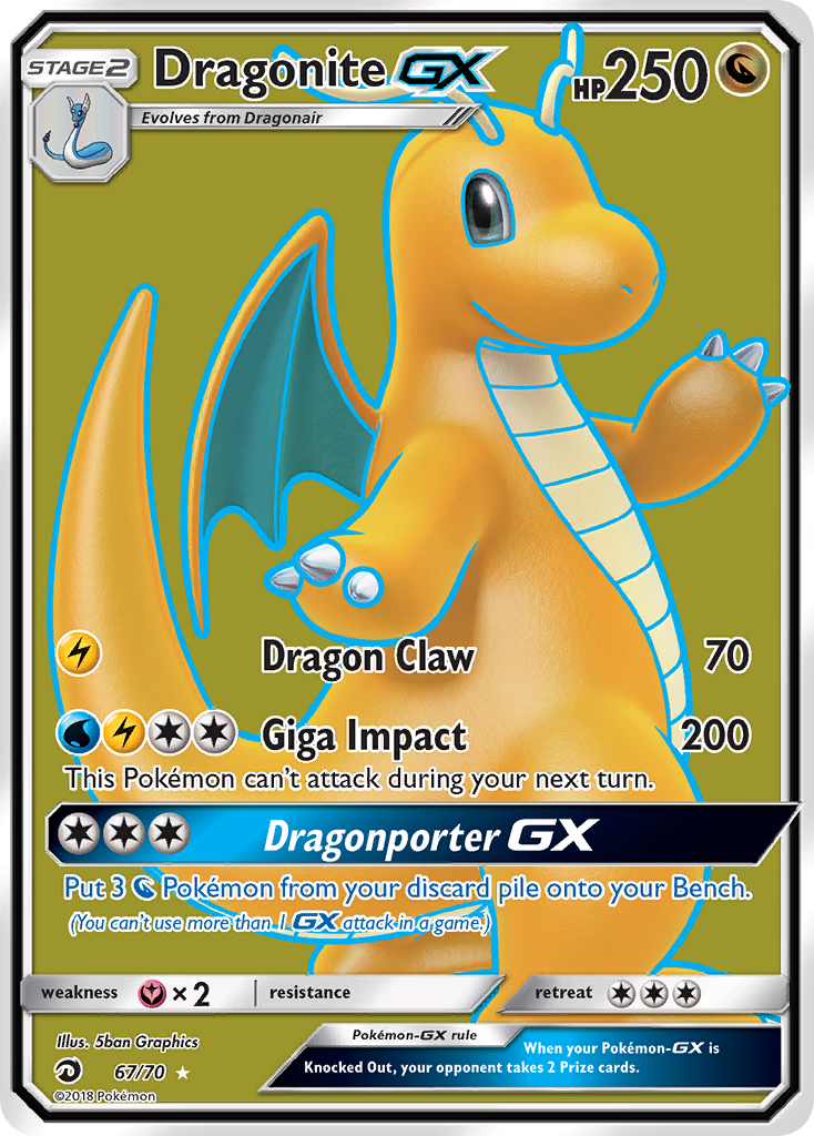 Dragonite GX (67/70) [Sun & Moon: Dragon Majesty] | Card Citadel