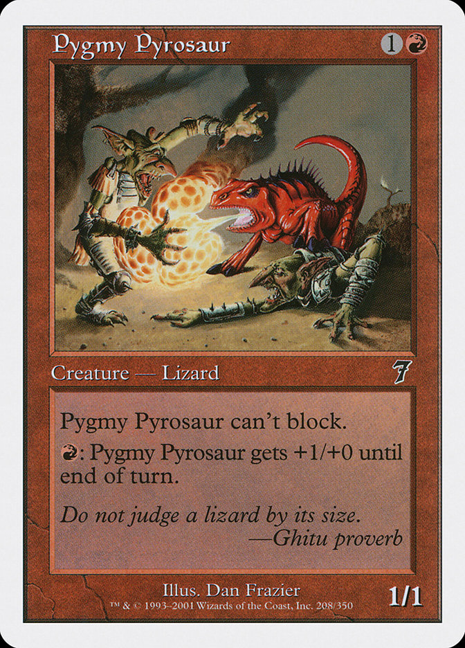 Pygmy Pyrosaur [Seventh Edition] | Card Citadel