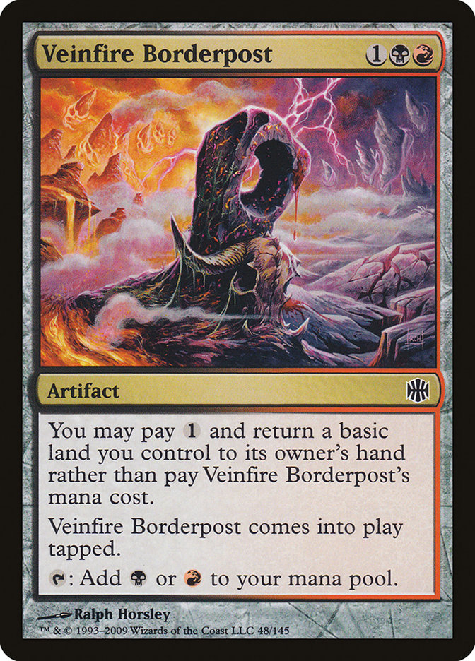 Veinfire Borderpost [Alara Reborn] | Card Citadel