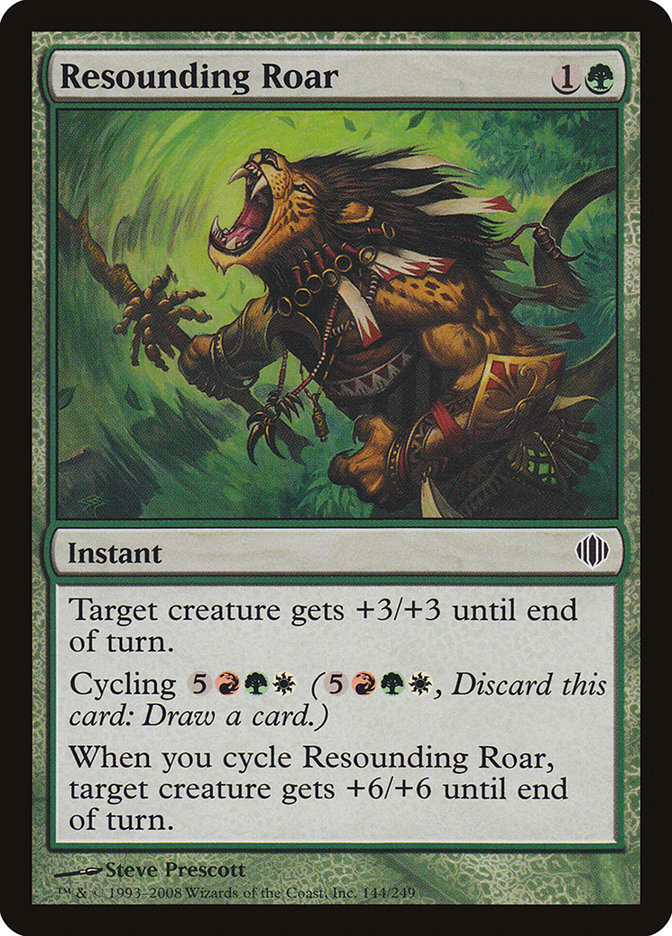 Resounding Roar [Shards of Alara] | Card Citadel