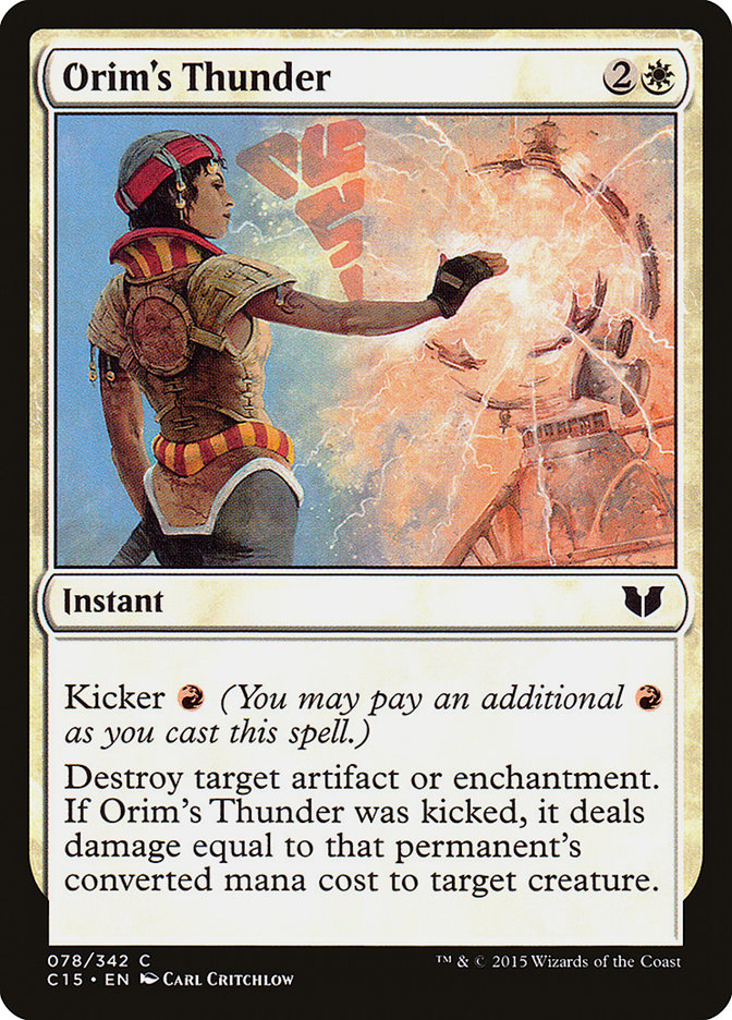 Orim's Thunder [Commander 2015] | Card Citadel