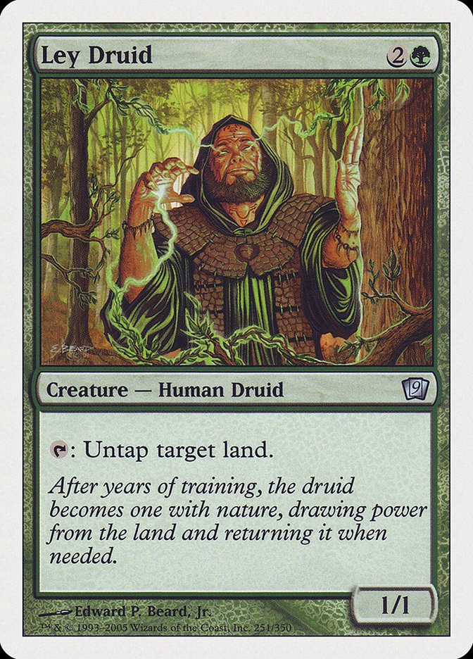 Ley Druid [Ninth Edition] | Card Citadel