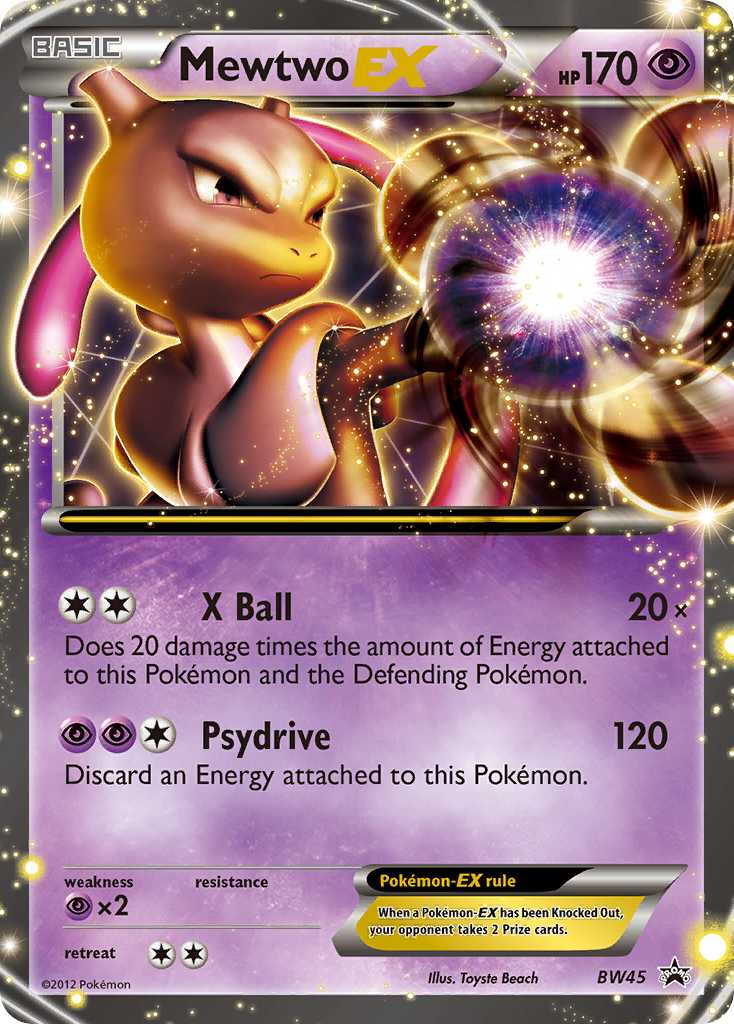 Mewtwo EX (BW45) [Black & White: Black Star Promos] | Card Citadel