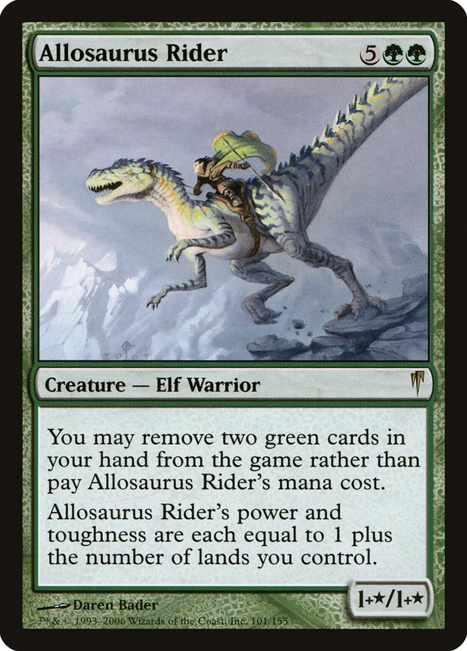 Allosaurus Rider [Coldsnap] | Card Citadel