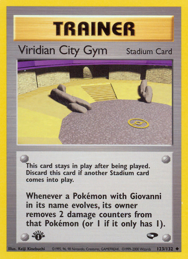 Viridian City Gym (123/132) [Gym Challenge 1st Edition] | Card Citadel