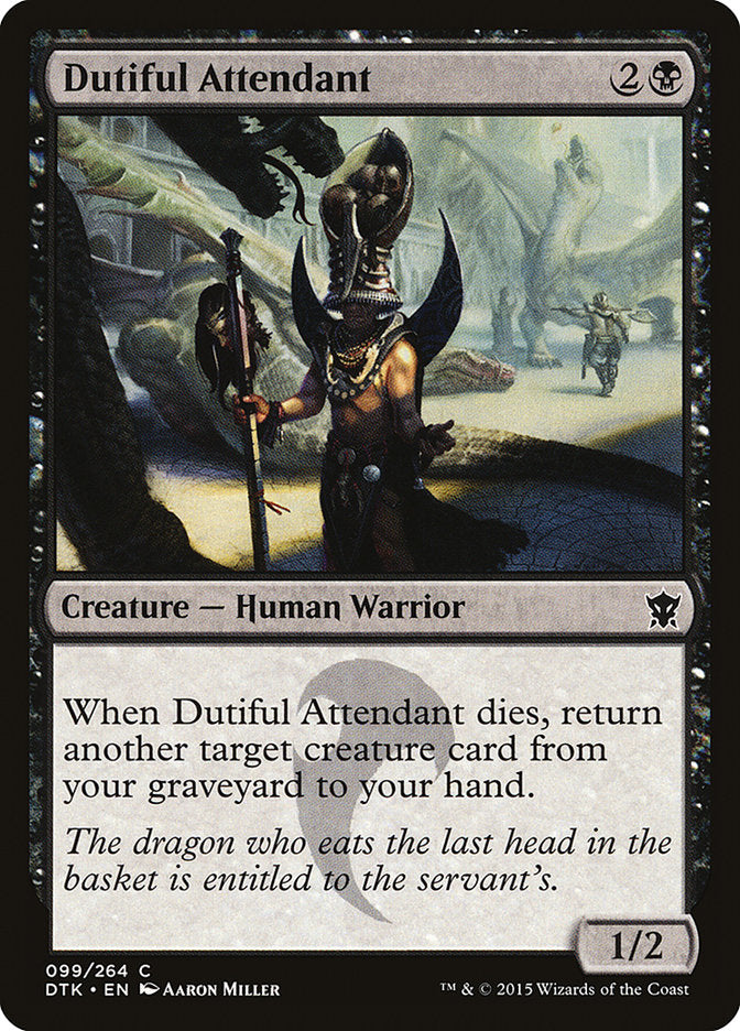 Dutiful Attendant [Dragons of Tarkir] | Card Citadel