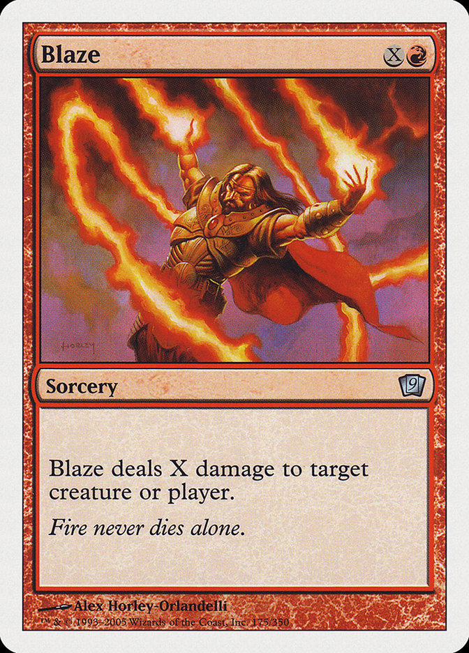 Blaze [Ninth Edition] | Card Citadel