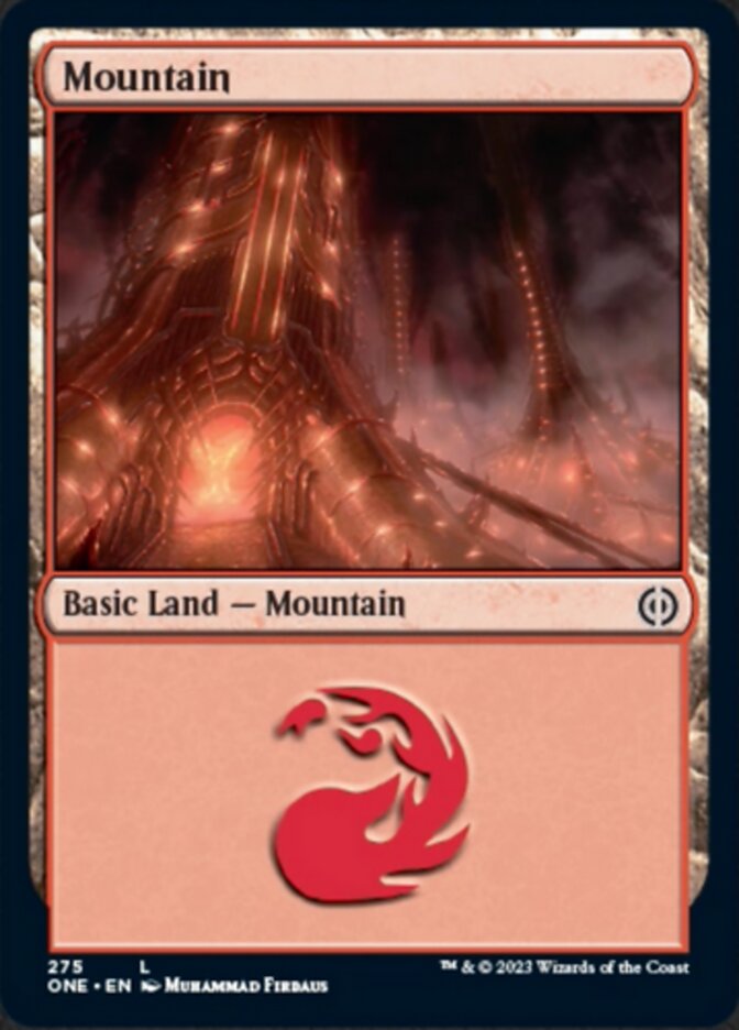 Mountain (275) [Phyrexia: All Will Be One] | Card Citadel