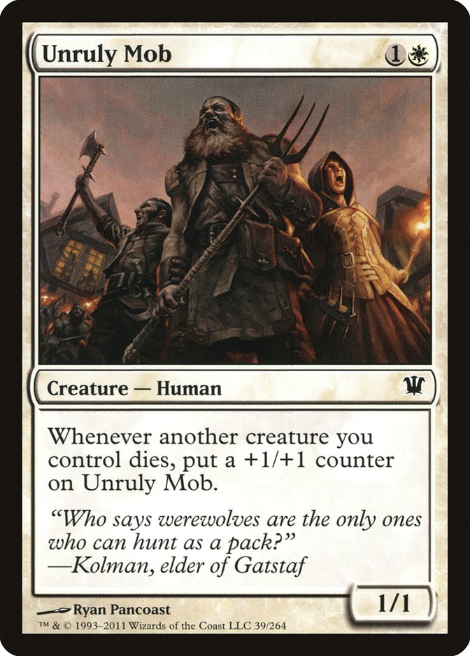 Unruly Mob [Innistrad] | Card Citadel