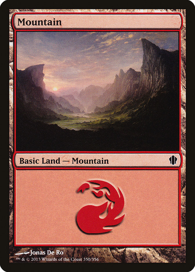 Mountain (350) [Commander 2013] | Card Citadel