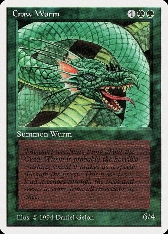 Craw Wurm [Summer Magic / Edgar] | Card Citadel