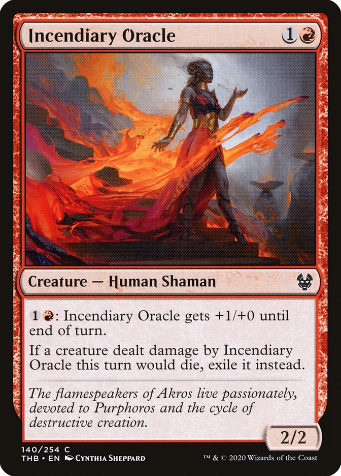 Incendiary Oracle [Theros Beyond Death] | Card Citadel