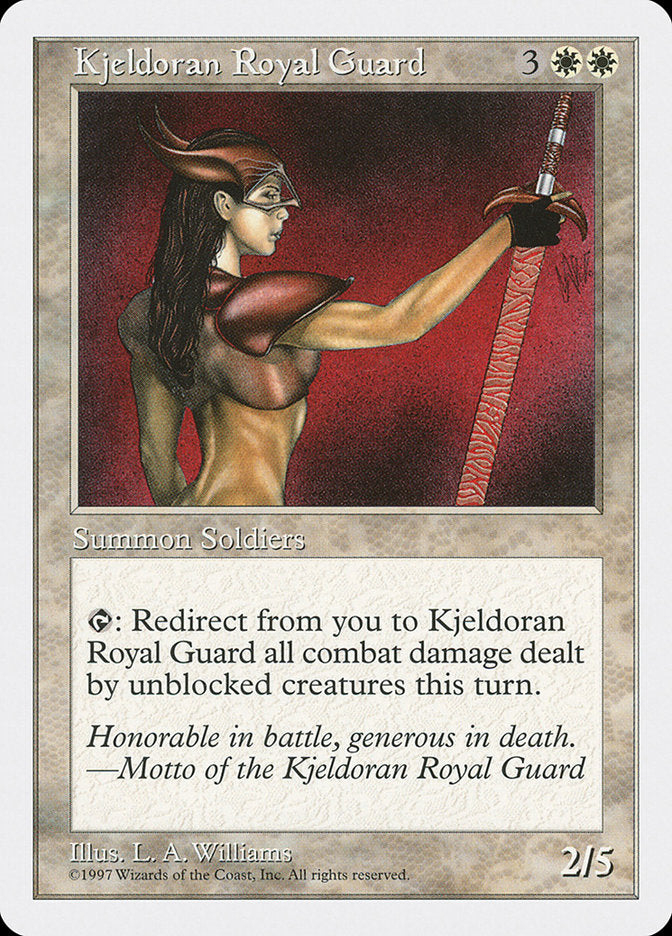 Kjeldoran Royal Guard [Fifth Edition] | Card Citadel