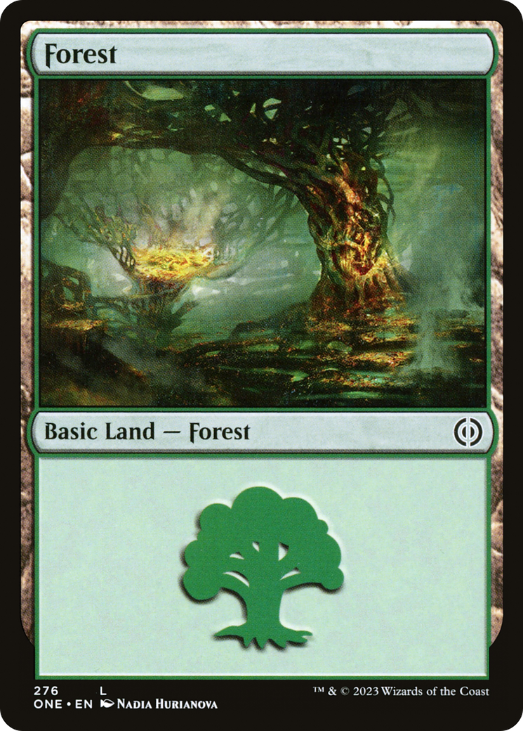 Forest (276) [Phyrexia: All Will Be One] | Card Citadel