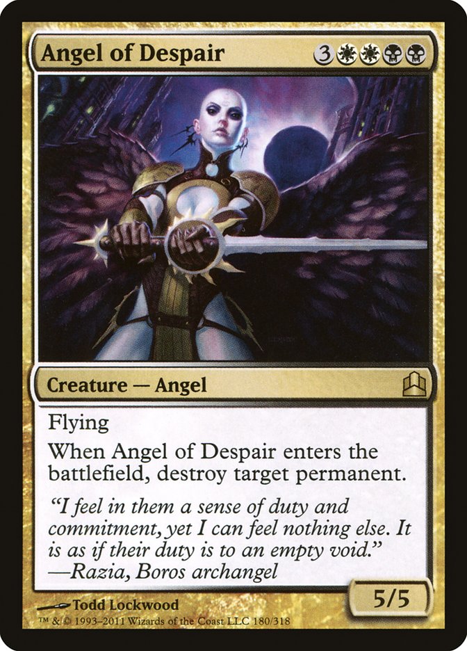 Angel of Despair [Commander 2011] | Card Citadel