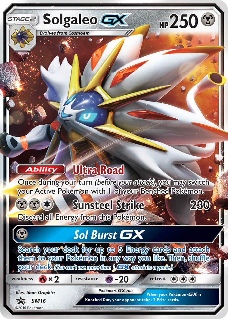 Solgaleo GX (SM16) [Sun & Moon: Black Star Promos] | Card Citadel