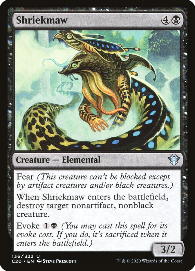 Shriekmaw [Commander 2020] | Card Citadel