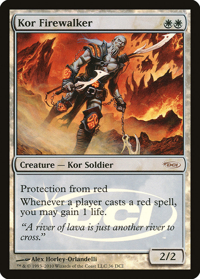 Kor Firewalker [Wizards Play Network 2010] | Card Citadel