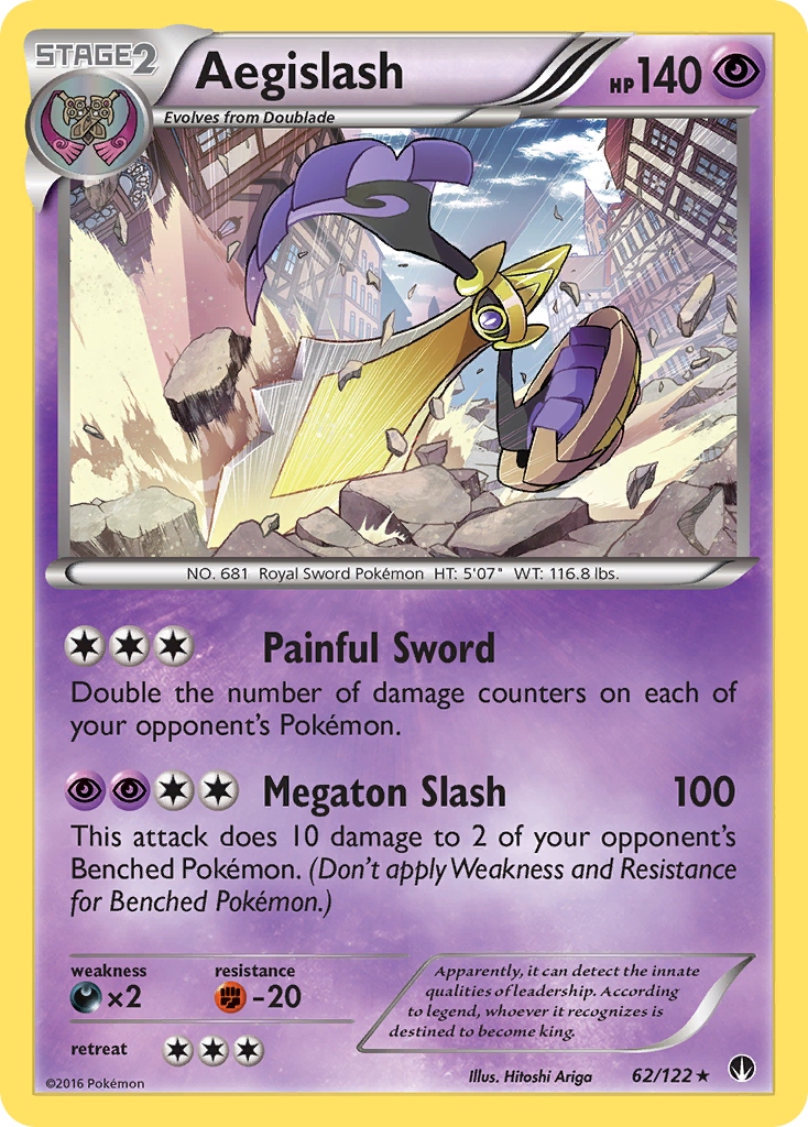 Aegislash (62/122) [XY: BREAKpoint] | Card Citadel