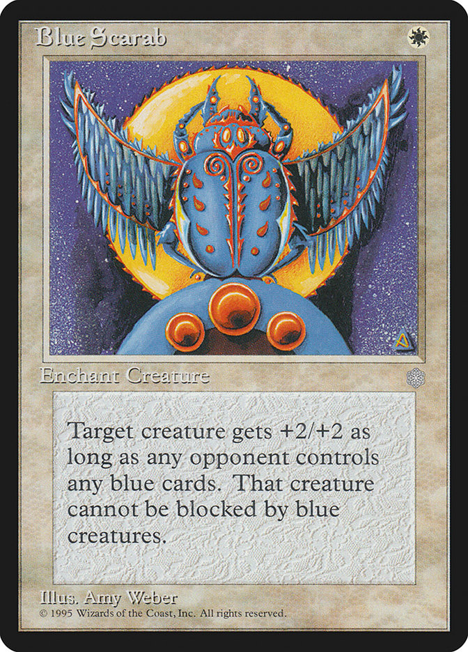 Blue Scarab [Ice Age] | Card Citadel