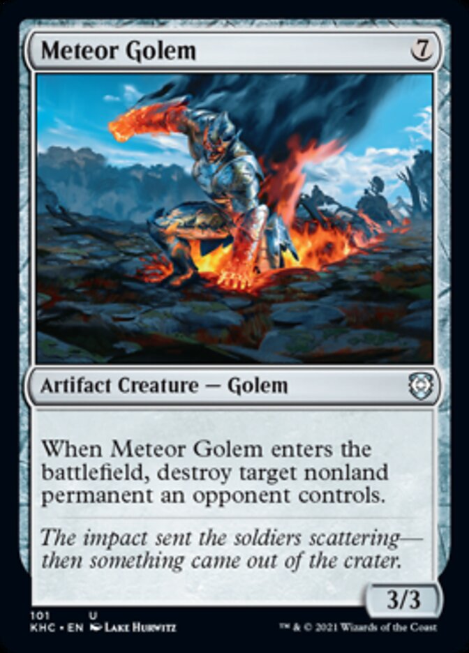 Meteor Golem [Kaldheim Commander] | Card Citadel