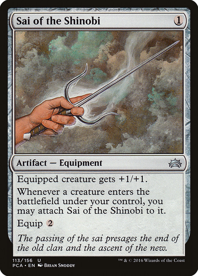 Sai of the Shinobi [Planechase Anthology] | Card Citadel