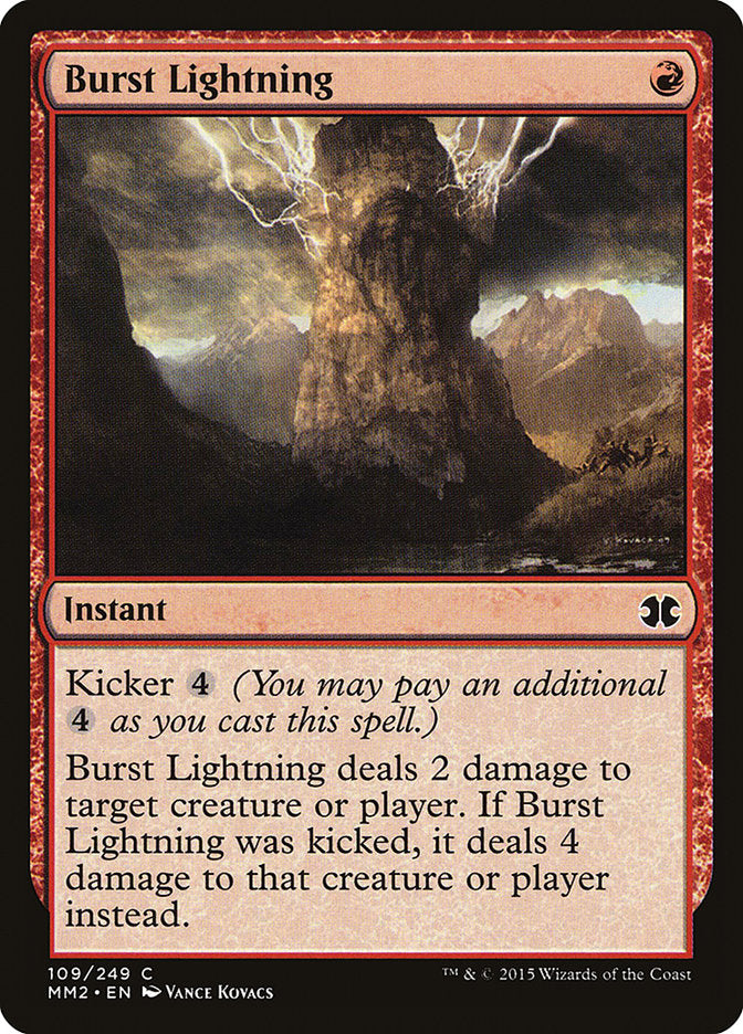 Burst Lightning [Modern Masters 2015] | Card Citadel