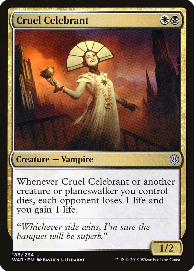 Cruel Celebrant [War of the Spark] | Card Citadel