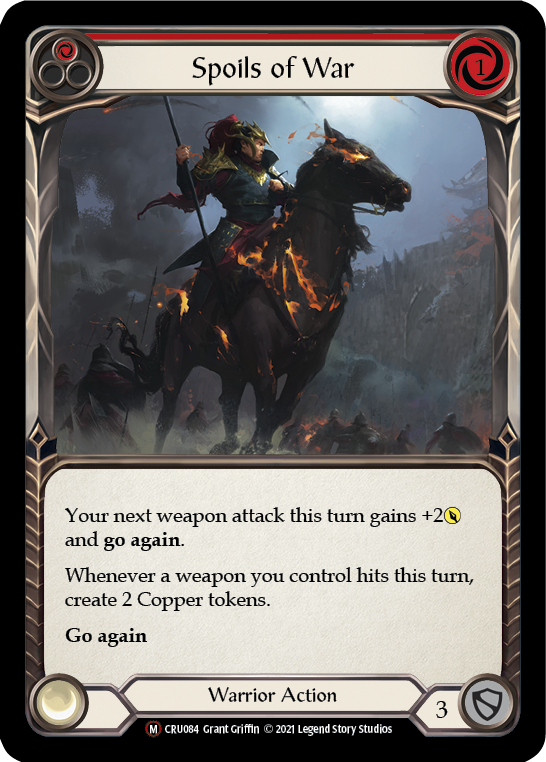 Spoils of War (Rainbow Foil) [CRU084-RF] Unlimited Rainbow Foil | Card Citadel