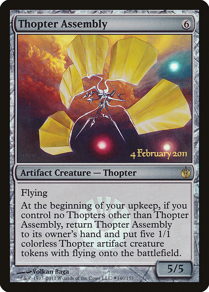 Thopter Assembly [Mirrodin Besieged Promos] | Card Citadel