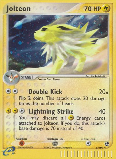 Jolteon (6/100) [EX: Sandstorm] | Card Citadel