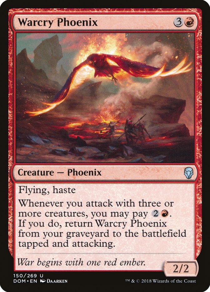 Warcry Phoenix [Dominaria] | Card Citadel