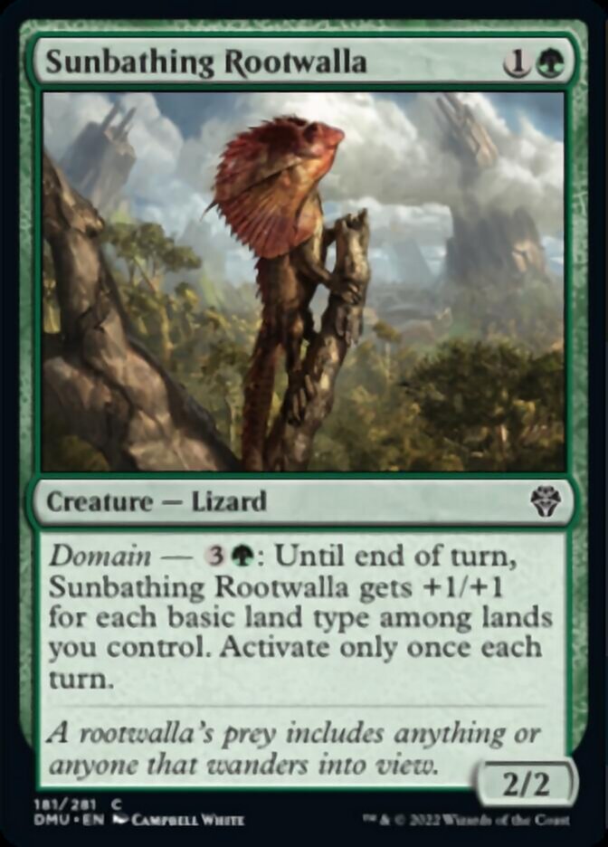 Sunbathing Rootwalla [Dominaria United] | Card Citadel