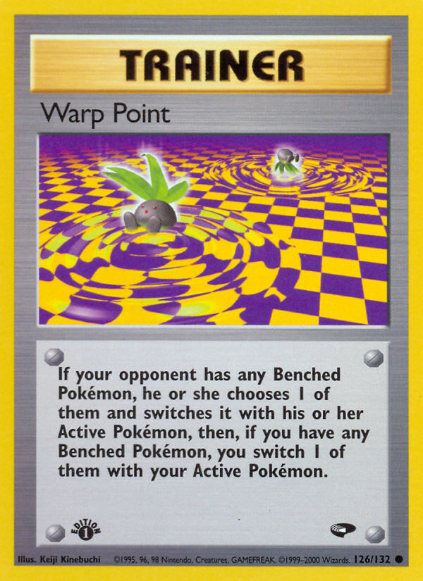 Warp Point (126/132) [Gym Challenge 1st Edition] | Card Citadel