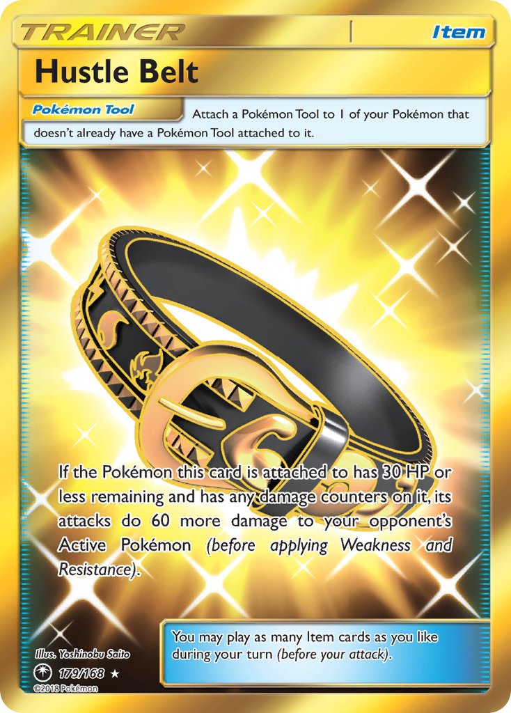 Hustle Belt (179/168) [Sun & Moon: Celestial Storm] | Card Citadel