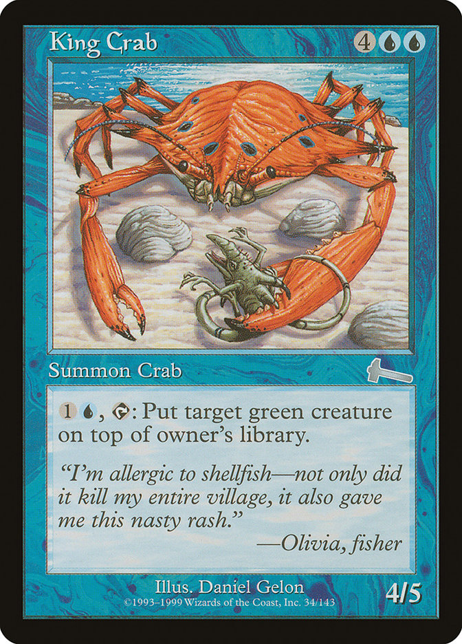 King Crab [Urza's Legacy] | Card Citadel