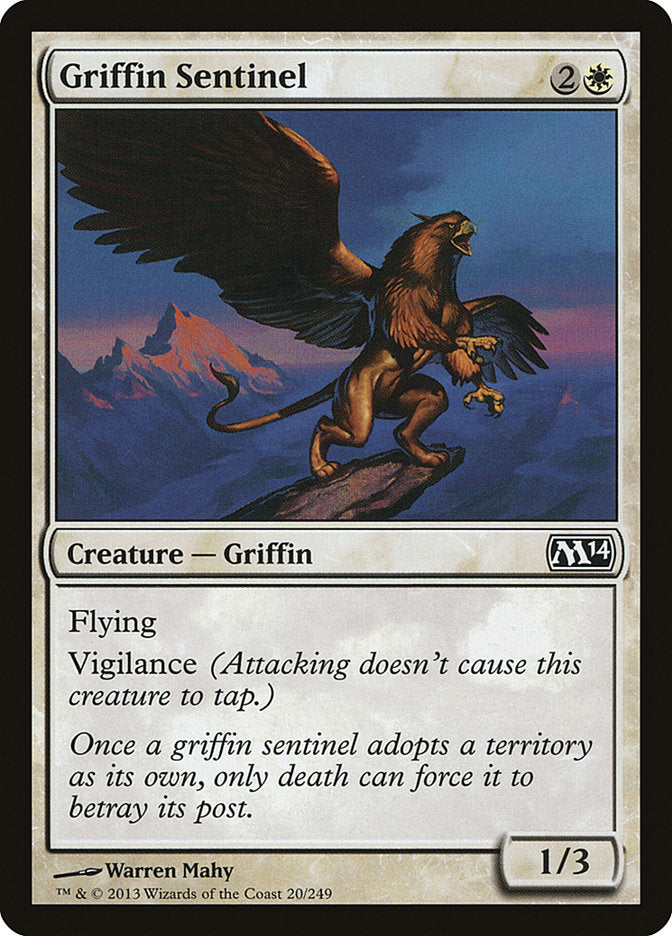 Griffin Sentinel [Magic 2014] | Card Citadel