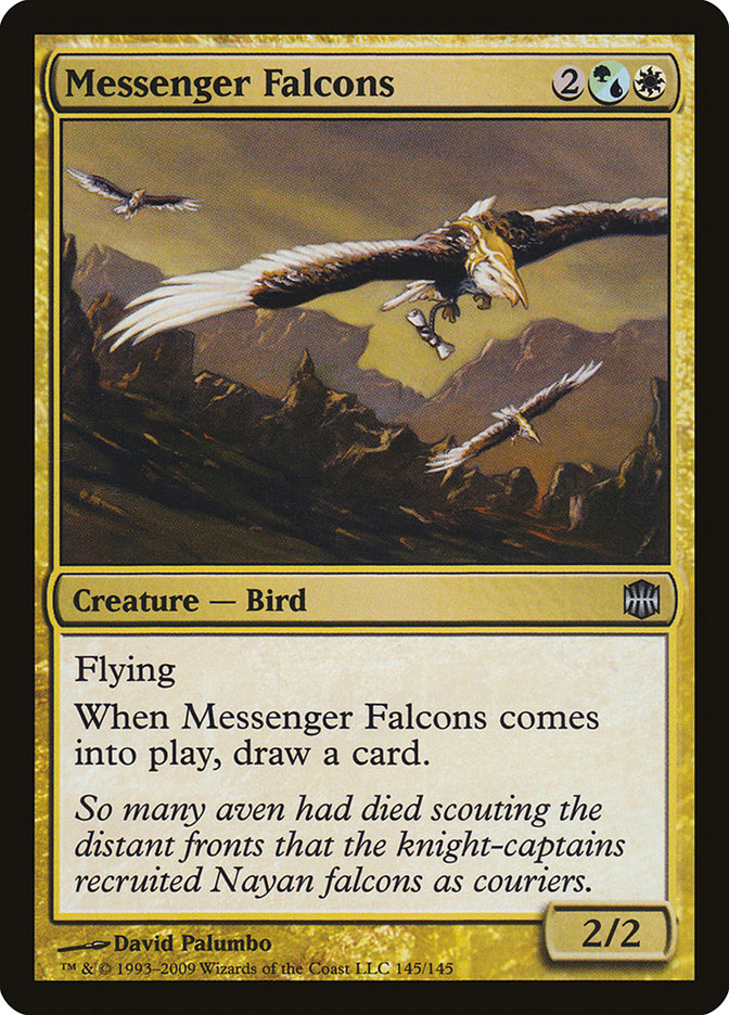 Messenger Falcons [Alara Reborn] | Card Citadel