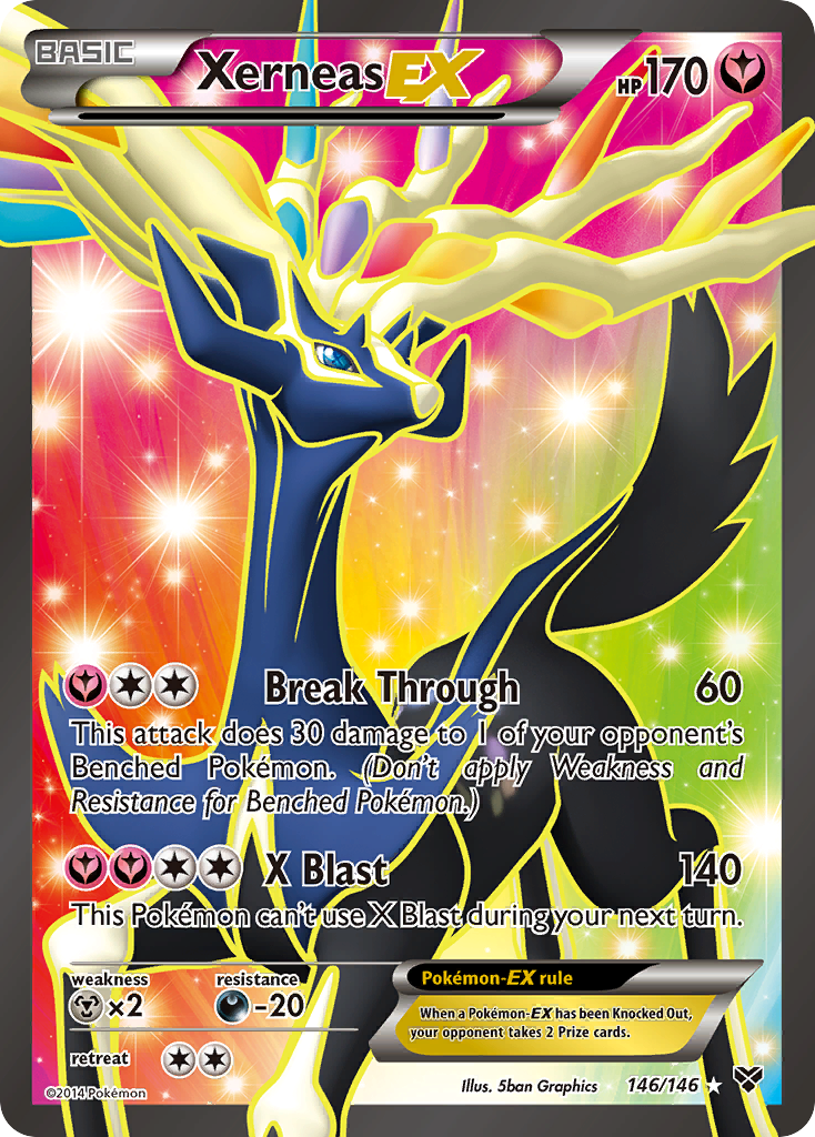 Xerneas EX (146/146) [XY: Base Set] | Card Citadel