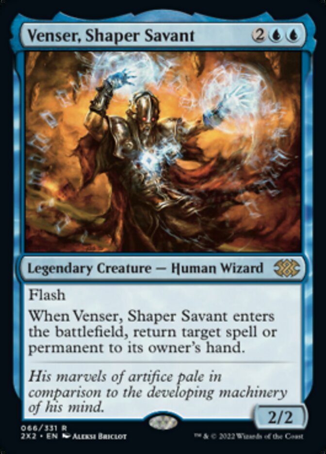 Venser, Shaper Savant [Double Masters 2022] | Card Citadel