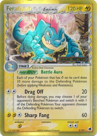 Feraligatr (2/101) (Delta Species) (Stamped) [EX: Dragon Frontiers] | Card Citadel