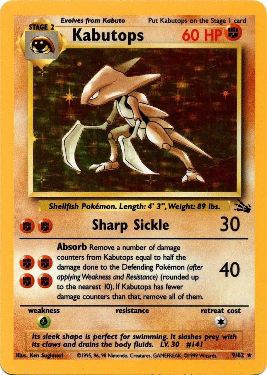 Kabutops (9/62) [Fossil Unlimited] | Card Citadel